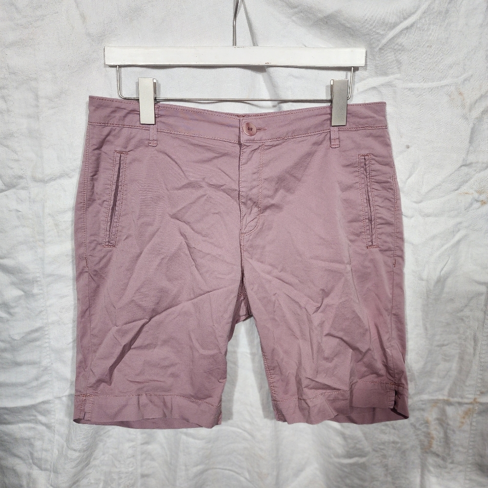 NOA NOA sz L Women's rose pink bermuda shorts see measure
